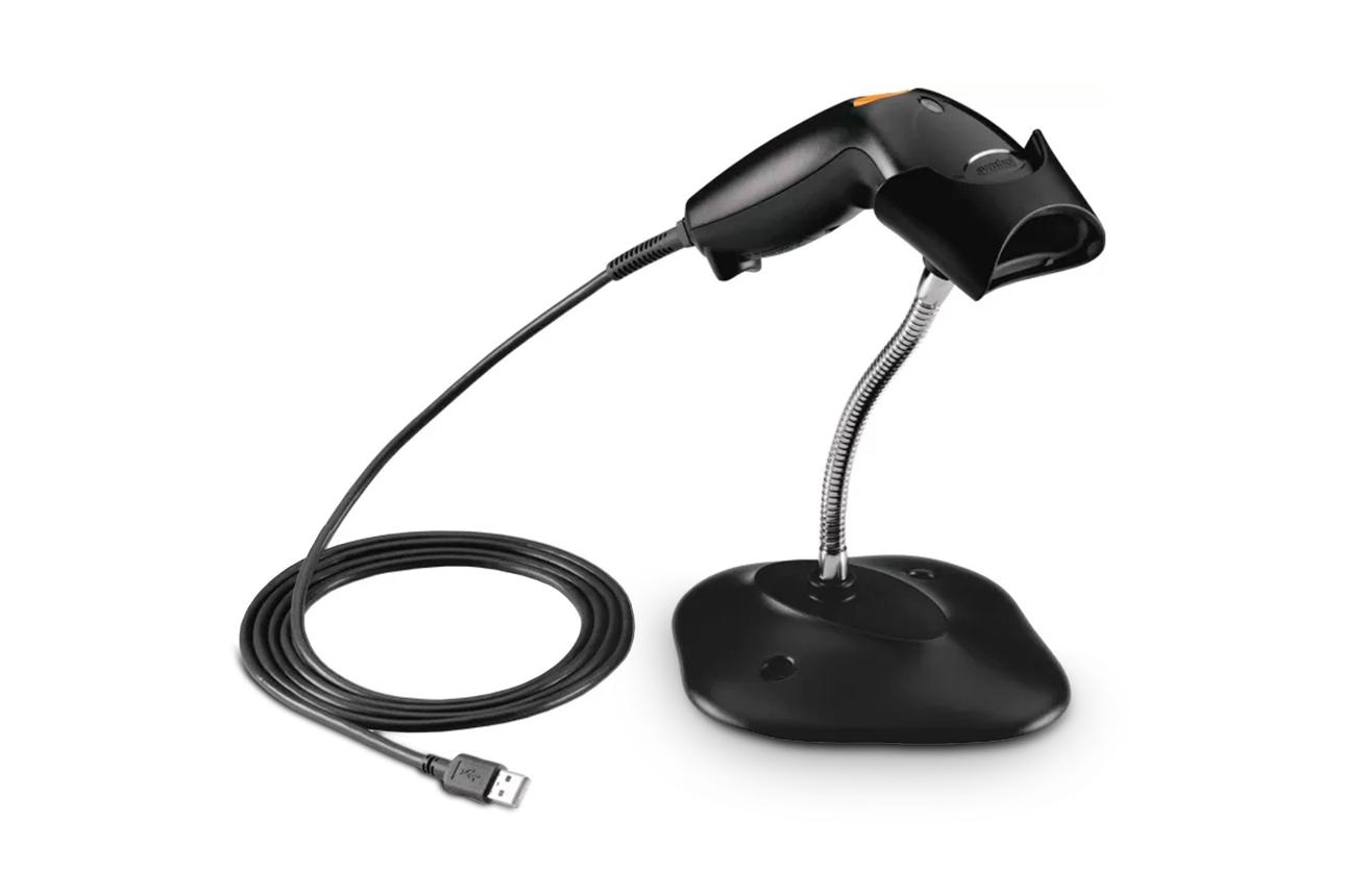 Zebra Symbol LS2208-SR20007R-UR 1D Lazer Kablolu Okuyucu + Stand