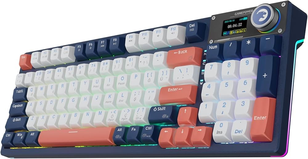 GamePower Gasket Elite X RGB Kablolu/Kablosuz Mekanik Oyuncu Klavyesi