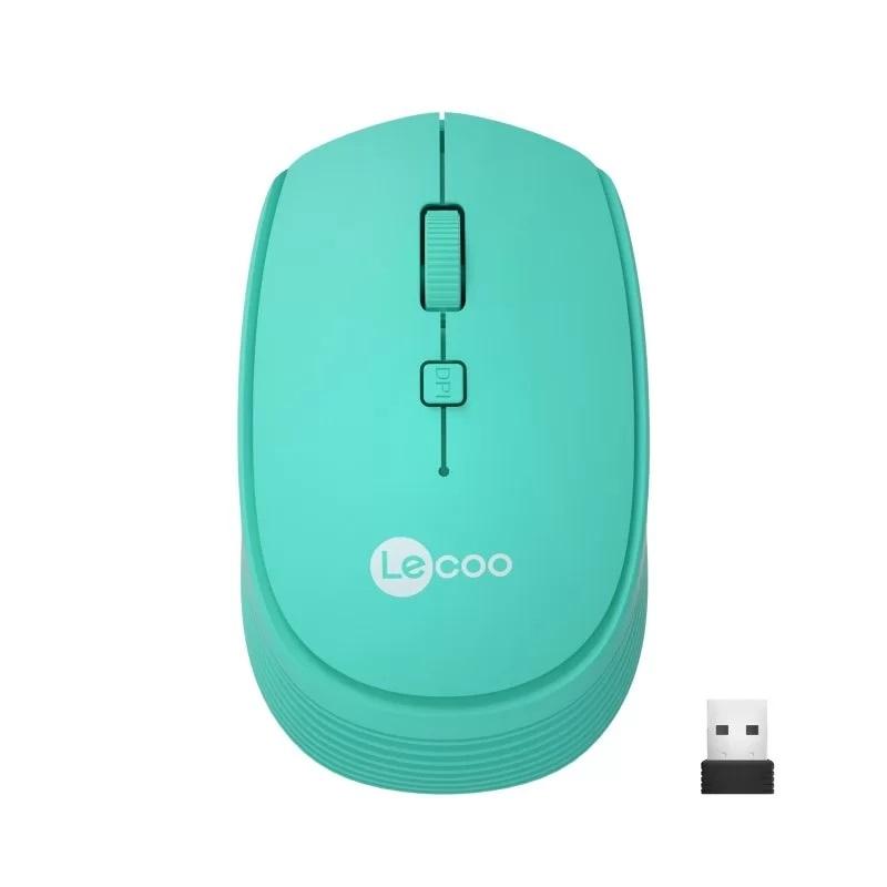 Lenovo Lecoo Kablosuz Mouse Turkuaz