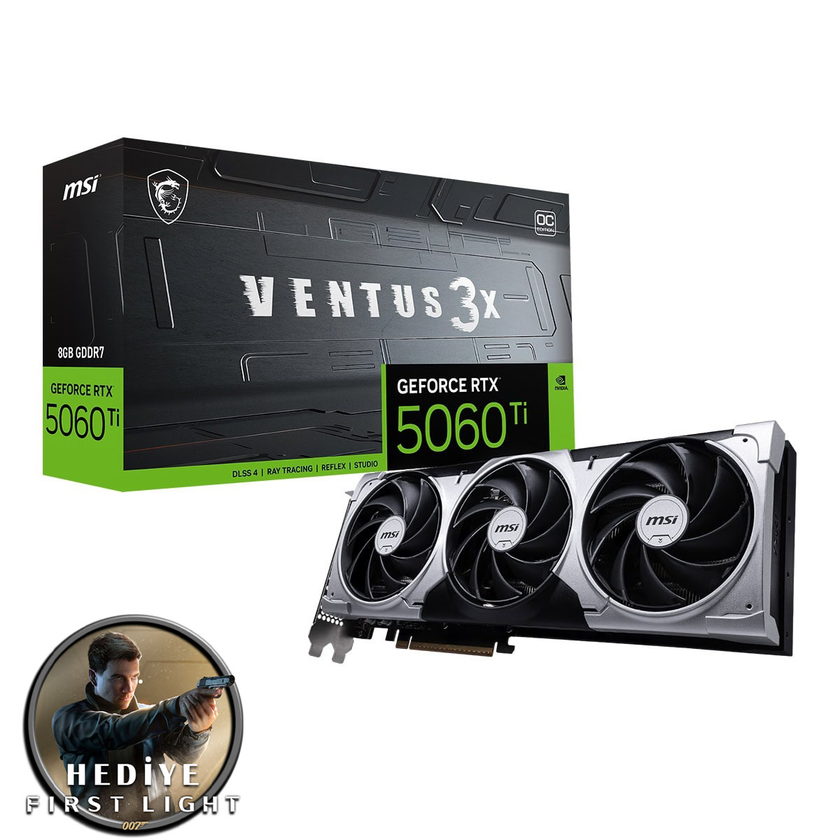 MSI VGA GEFORCE RTX 5060 TI 8G VENTUS 3X OC 8GB GDDR7 128B DX12