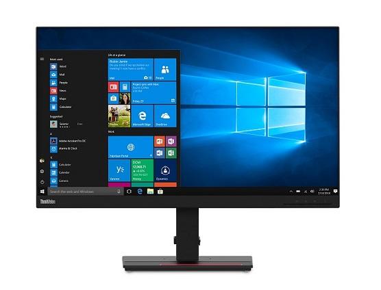 ThinkVision T27q-20 27" 2K QHD Monitor (IPS, 60Hz 4ms, HDMI DP USB-B, Phone Holder, Tilt/Swivel/Lift/Pivot)
