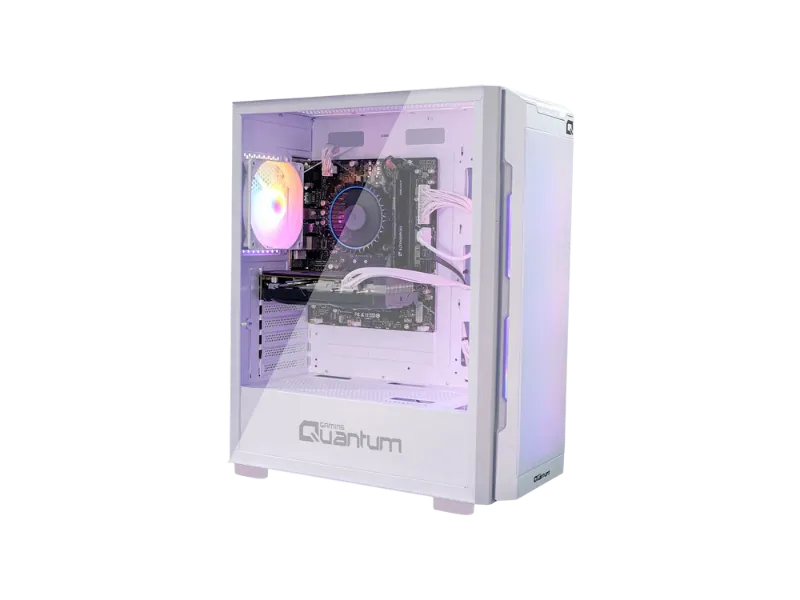 Quantum Gaming SnapFire White Intel i5-14400F 16GB DDR4 512GB NVMe SSD RTX 5060 8GB
