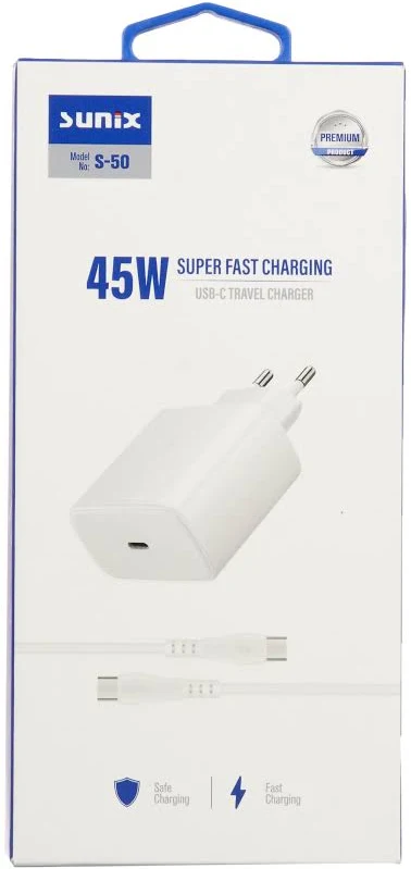 SUNIX S-50 45W SUPER FAST CHARGİNG USB-C