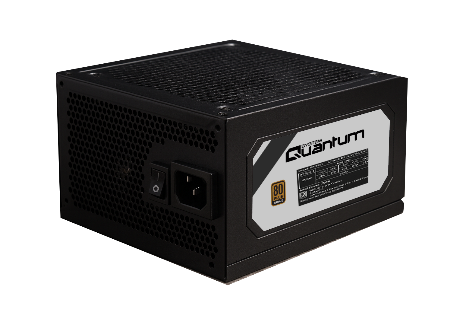 Quantum QP3200 650W 80+ Bronze PSU 2xIDE+4xSATA+2xP6+2+2xP4+4+1x24PIN 1.2m Güç Kablosu Power Supply