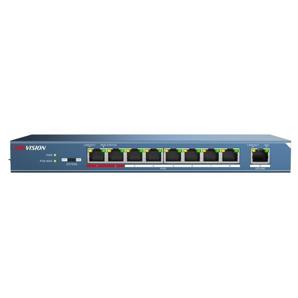 HIKVISION DS-3E0109P-E/M(B) 8 Port Fast Switch