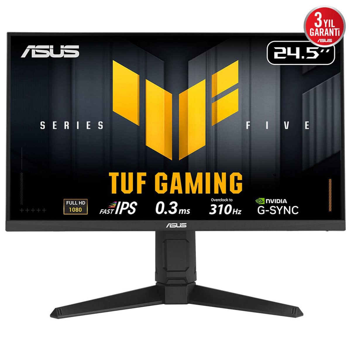 Asus 24.5" TUF Gaming VG259QMR5A MM IPS Gaming Monitör 0.3ms Siyah