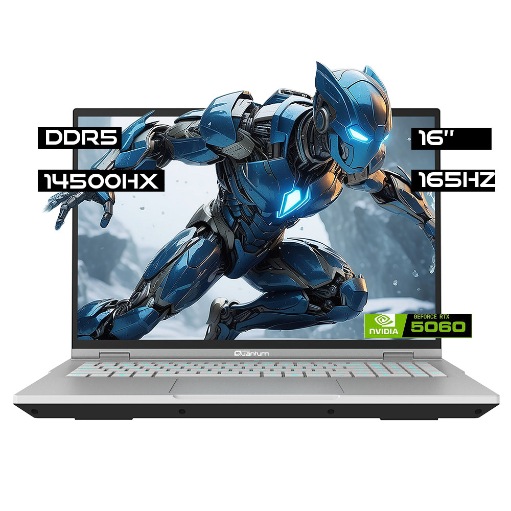 Quantum Gaming Steelwave 16 D i7-14700HX 16GB DDR5 1TB NVMe RTX5060 8GB GDDR7 16" FHD