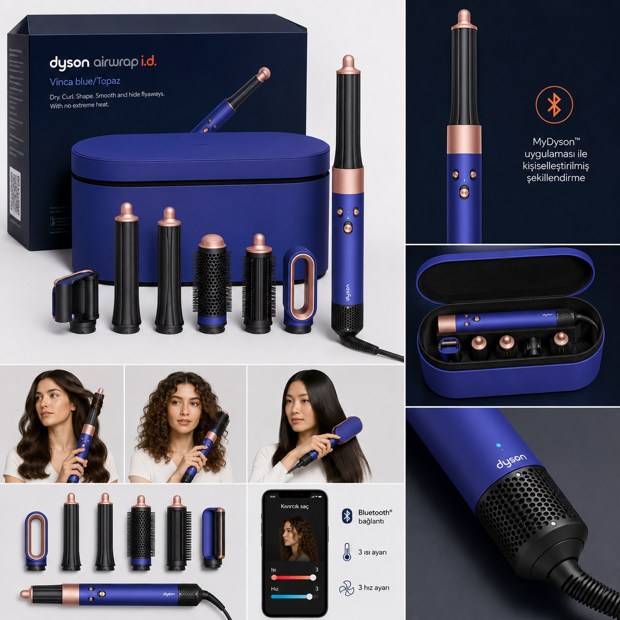 DYSON AİRWAP ID VINCA BLUE