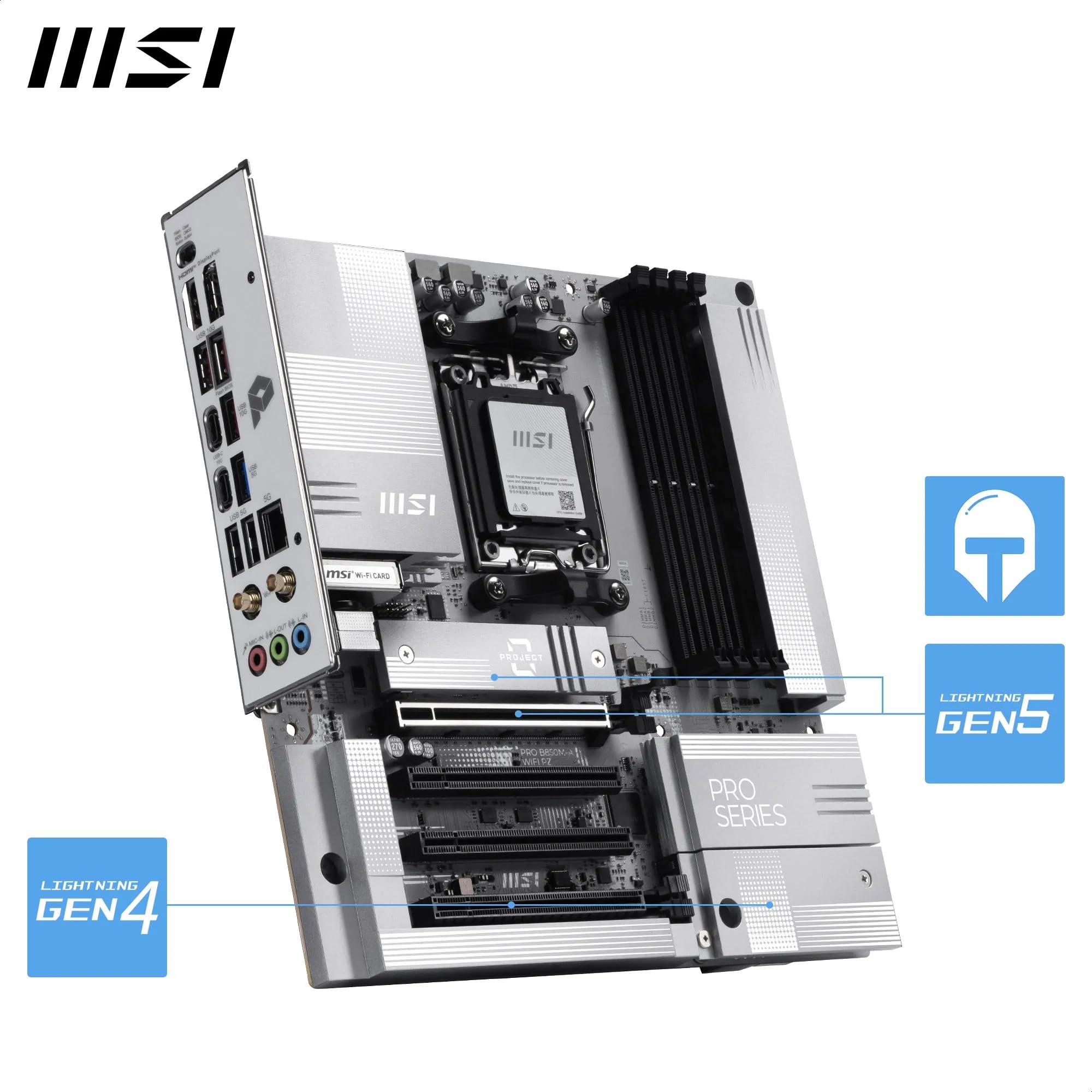 MSI MB PRO B850M-A WIFI PZ AM5 DDR5 8200(OC)