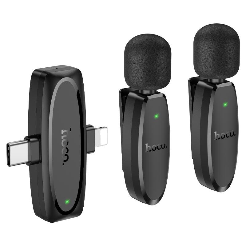 HOCO L15 DUAL WİRELESS DİGİTAL MİCROPHONE