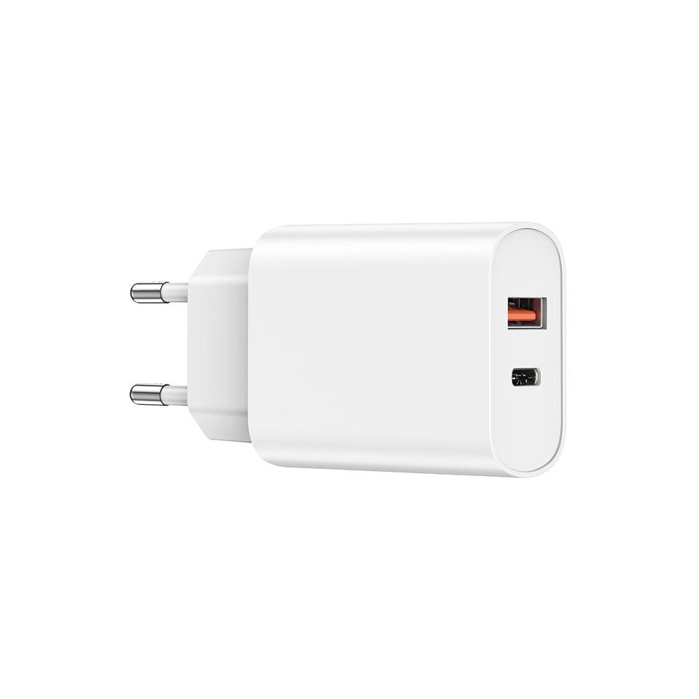 Wiwu Comet USB-C + QC3.0 UK 20W Güç Adaptörü - Beyaz | RY-U20BUK